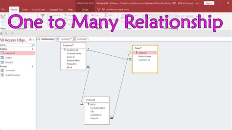 relationship in ms access in hindi|More.